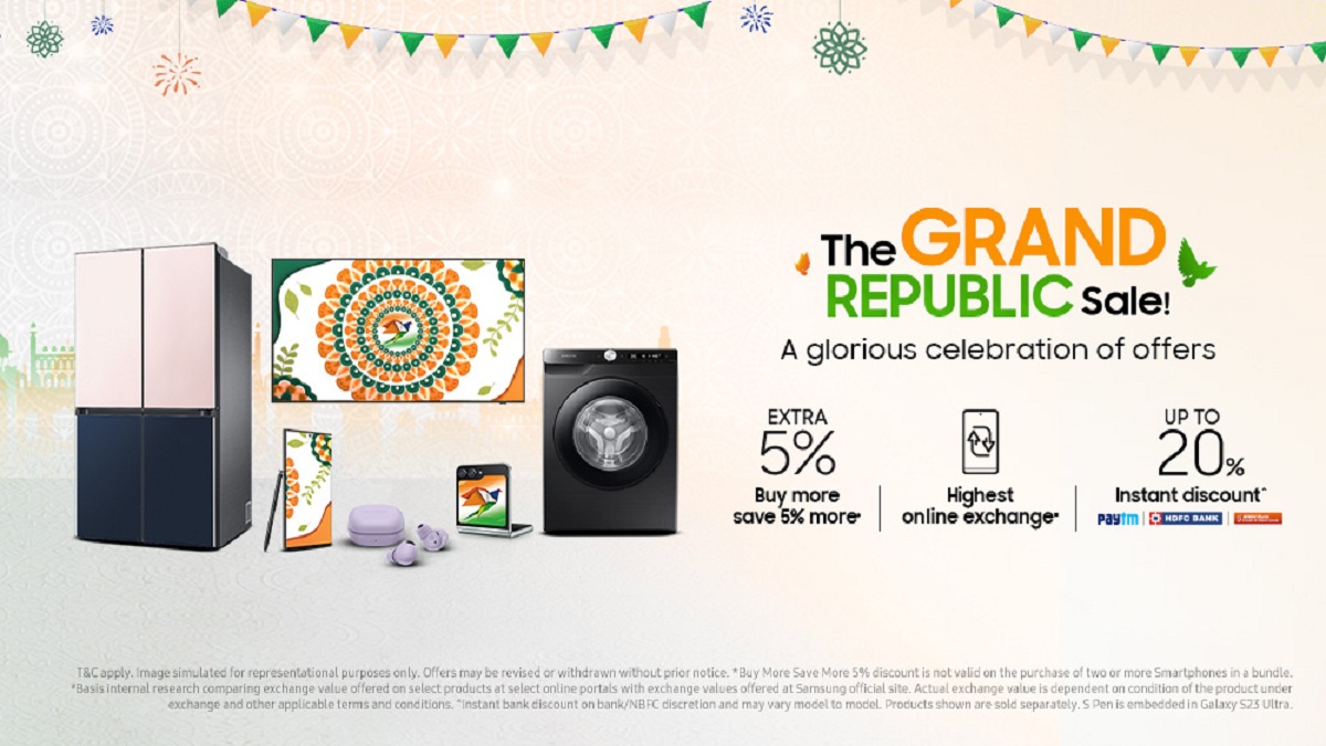 Samsung launches a grand Republic Day sale with Mega Offers