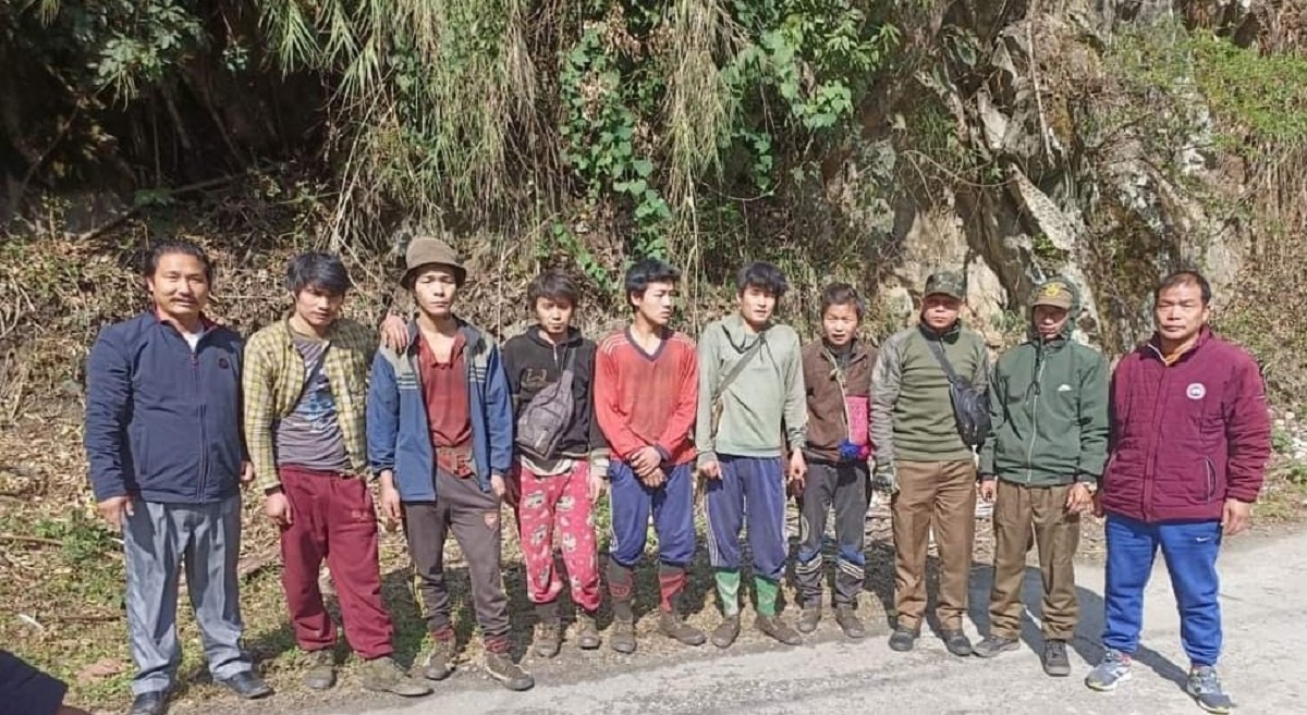 Six Burmese nationals arrested in Anjaw district