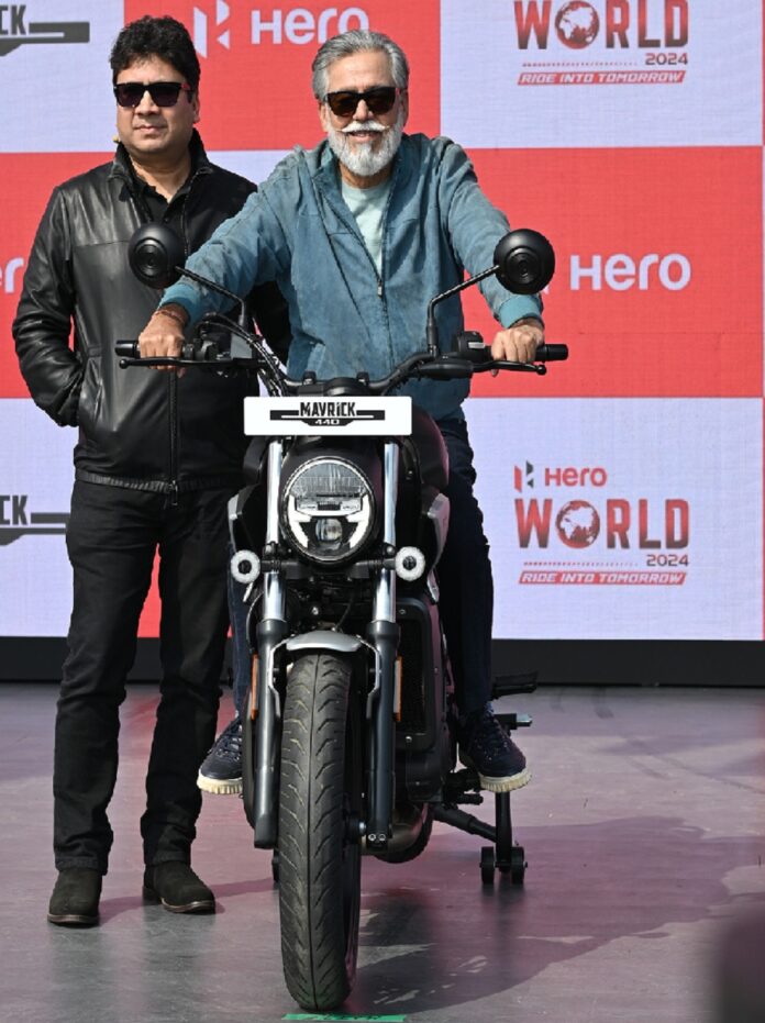 Hero Motocorp’s bold step into the future: Mavrick 440 Motorcycle revealed at Hero World 2024