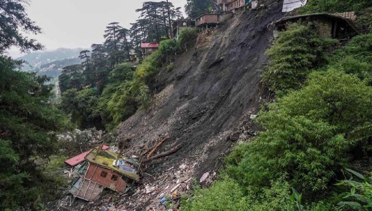 A massive landslide in Kohima leaves 20 families homeless