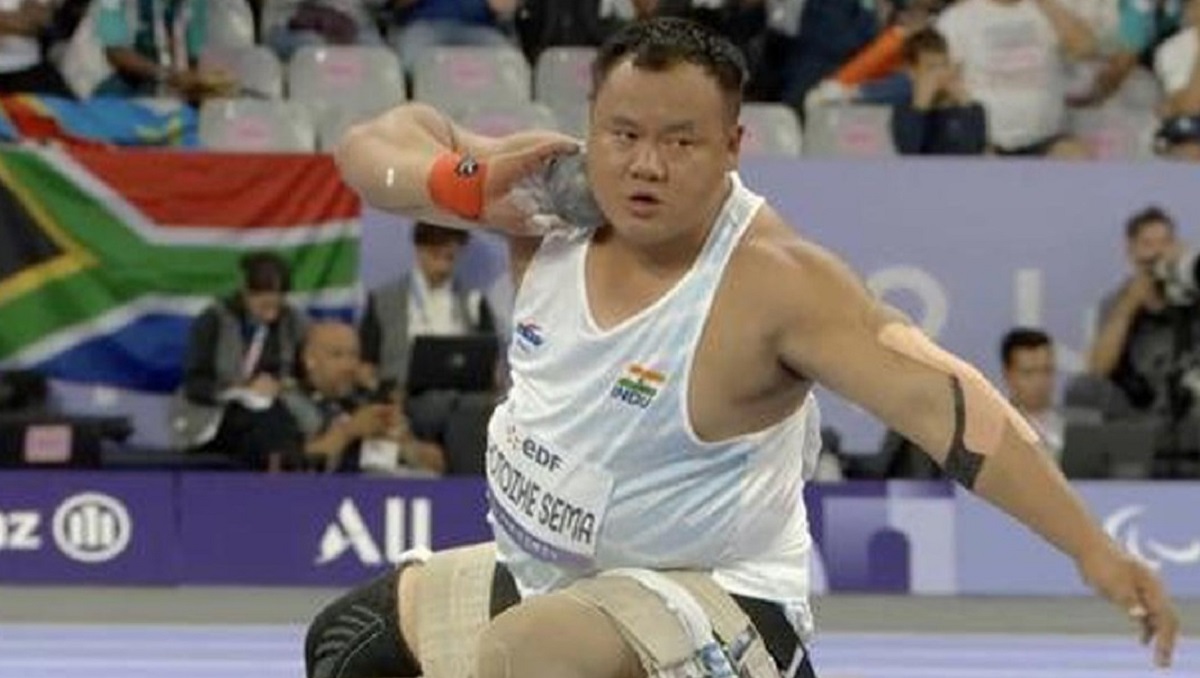 Nagaland’s Hokato Hotozhe Sema wins paralympic bronze in shot put