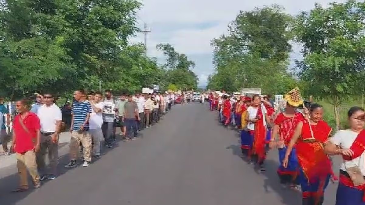 Arunachal Pradesh Bhikkhu Sangha leads peaceful protest in Namsai