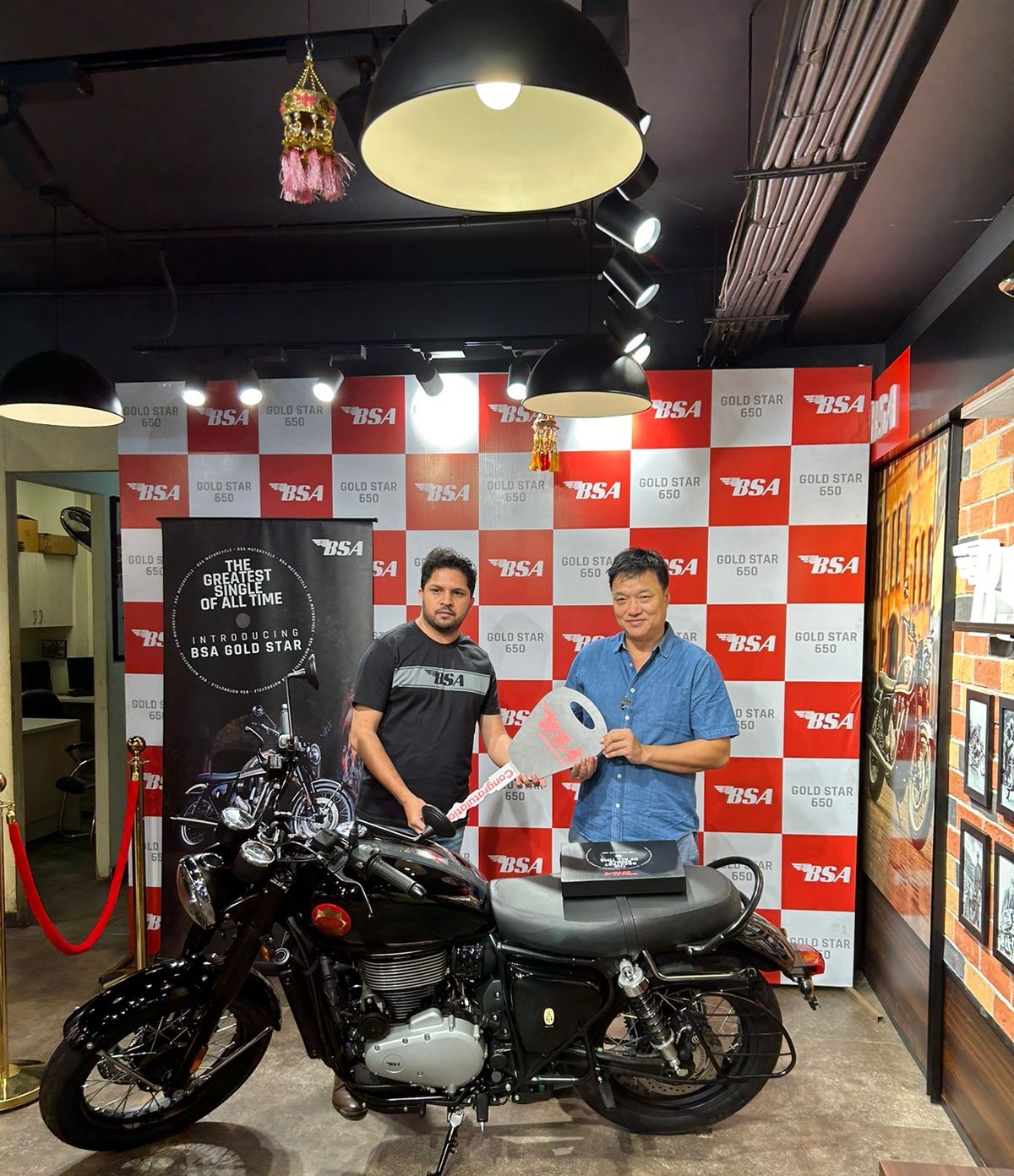 BSA Motorcycles rolls out first Gold Star 650 in North-East, delivered to Arunachal MLA Oken Tayeng