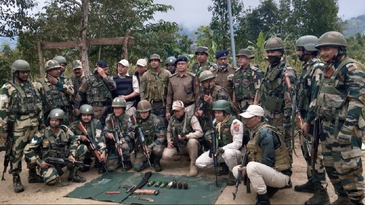 Major Arms Haul in Imphal East; Rifle, Pistol and Grenade Seized