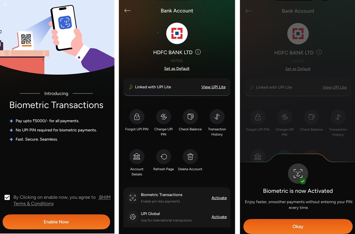 BHIM launches biometric authentication for UPI payments, enhances security and user convenience